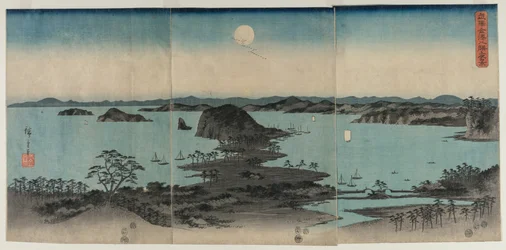 Acht uitzichten van Kanazawa bij nacht