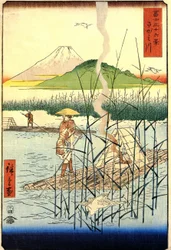 Hiroshige, De Sagami rivier