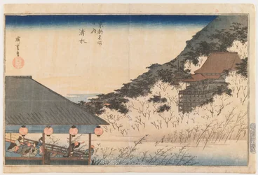 Kiyomizu, uit de serie „Beroemde gezichten van Kyōto“