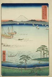 Kurodo Baai in de Provincie Kazusa, uit de serie 