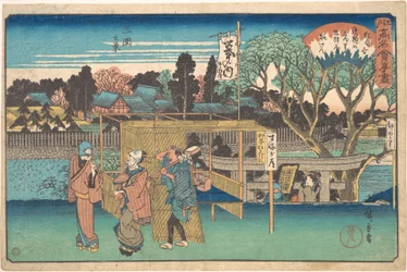 Gezicht op Mimeguri (Toyoha-ya)
