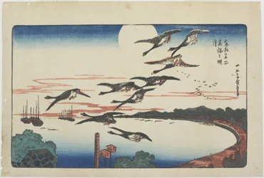 Maanlicht bij Takanawa, c. 1831