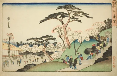 Nippori, uit de serie "Beroemde Plaatsen in de Oostelijke Hoofdstad (Toto meisho)"