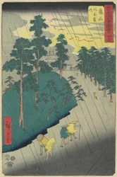 Nr.47: Onweer bij Kameyama, juli 1855