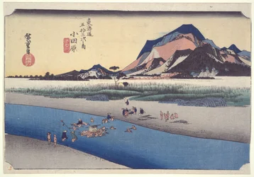 Odawara Sakawa-gawa, uit de serie „De drieënvijftig stations van de Tōkaidō“