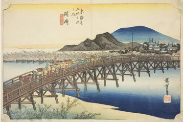Okazaki: Yahagi-brug, uit de serie 