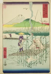 Sagami-rivier, uit de serie "Zesendertig Zichten op de Fuji"