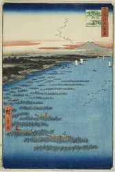 Samezu-kust in Zuid-Shinagawa, uit de serie 