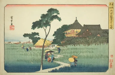 Sazai Hall bij de Tempel van de Vijfhonderd Arhats, uit de serie 
