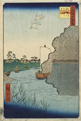 Verspreide dennen, rivier de Tone