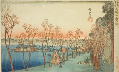 Shinobazu Vijver in Ueno, uit de serie 