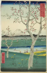 De Buitenwijken van Koshigaya in de Provincie Musashi (Musashi Koshigaya zai), uit de serie 