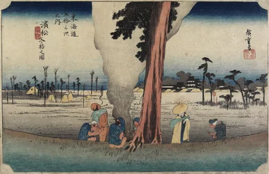 Winterscène, Hamamatsu, ca. 1833