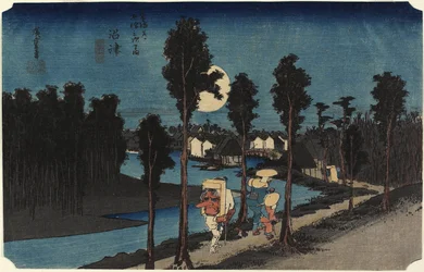 Winterscène, Mamamatsu, c. 1833