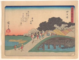 Yokkaichi, uit de serie De drieënvijftig stations van de Tōkaidō-weg
