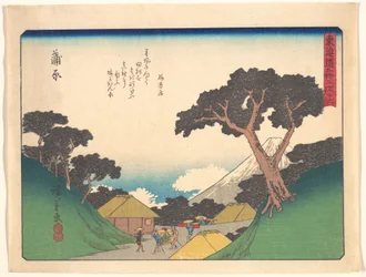 De drieënvijftig stations van de Tōkaidō - Kanbara