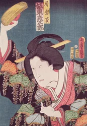 De acteur Bando Hikosaburo, pub. c.1850