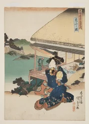 Uitzicht op Kameyama