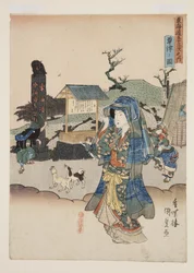 Uitzicht op Kusatsu