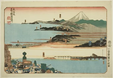 Nihonbashi, Shinagawa, Kawasaki en Kanagawa, uit de serie 