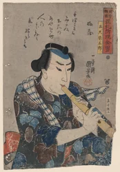 Shakuhachi-speler