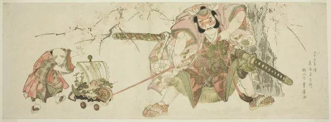 De feestelijke gewoonte van Asahina voortgezet door Jihinari gedurende drieëntwintig jaar (Nijusan-nen tsuzuki Jihinari kichirei Asahina)