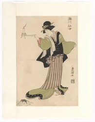 Segawa Senjo in de rol van verpleegster Masaoka