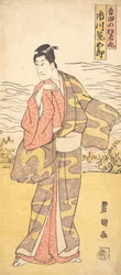 De acteur Ichikawa Aragoro als Yoshida no Matsuwaka-Maru, ca. 1790-1825