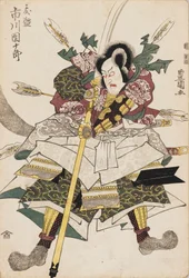 Ukiyo-e prent - Ichikawa Danjuro IV, ca. 1780-1825