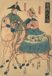 Gezichten van buitenlanders Gaikokujin no zu, 1861