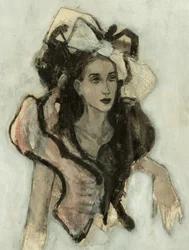 Elegant modeportrait