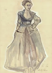 Elegante modeschets