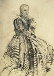 Elegant vrouwenportret