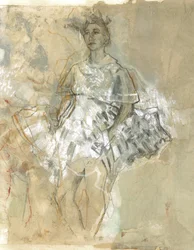 Etherische balletdanseres