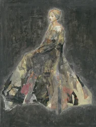Portret van een etherische vrouw