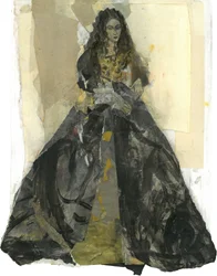 Mysterieuze damesjurk
