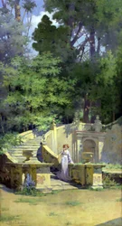 Hoek van het park