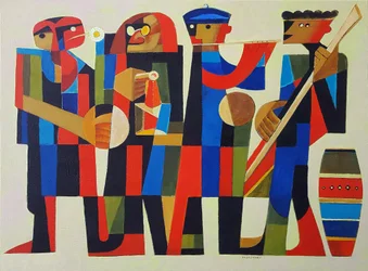 Vier muzikanten