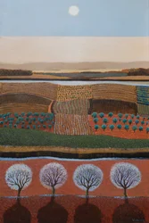 Ochtendbloesem, 2022 (acryl op doek)