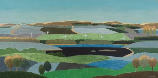 Zwanen Vliegen Over Duinen, 2023