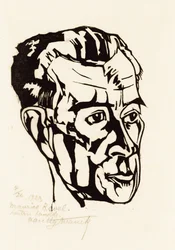 Portret van de Componist Maurice Ravel 1875-1937