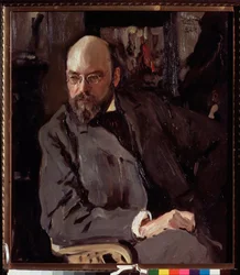 Portret van de kunstenaar Ilya Ostroukhov