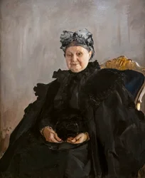 Portret van Maria Fedorovna Morozova