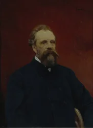 Portret van Sergei Mikhailovich Tretyakov 1834-1892