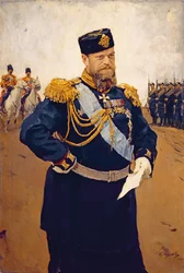 Portret van Tsaar Alexander III, 1900