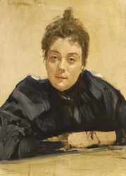Portret van de kunstenaar Maria Yakunchikova-Weber