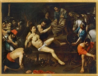 Martelaarschap van Sint Laurentius ... (schilderij op doek)