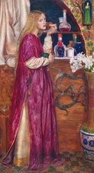 De Koningin was in de Salon, Brood en Honing aan het Eten