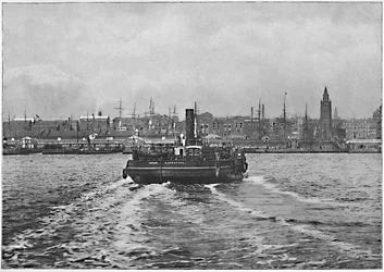 Liverpool, vanaf de Mersey, ca. 1896