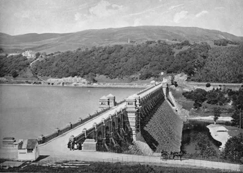 De dam, Lake Vyrnwy, ca. 1896